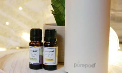 Free PurePod Home Diffuser with 3 Scents